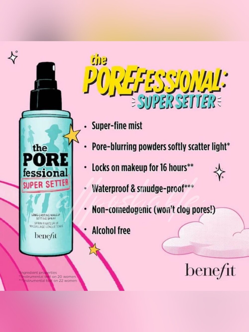 Benefit CosmeticsThe POREfessional Super Setter Pore-Minimizing Setting Spray